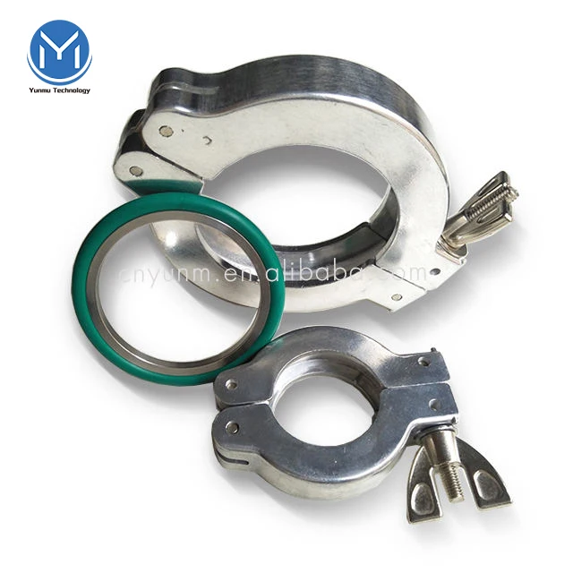 Stainless Steel Welding Connection Vacuum Flange Clamp pipe fitting for ISO KF CF flanges