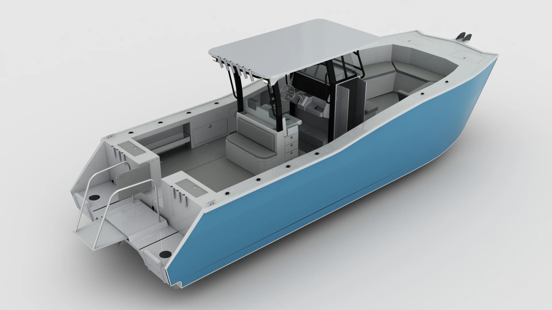 Gospel aluminum Boat 32ft/9.8m catamaran aluminium fishing boat Speed Boat for sale Australia fishing vessel