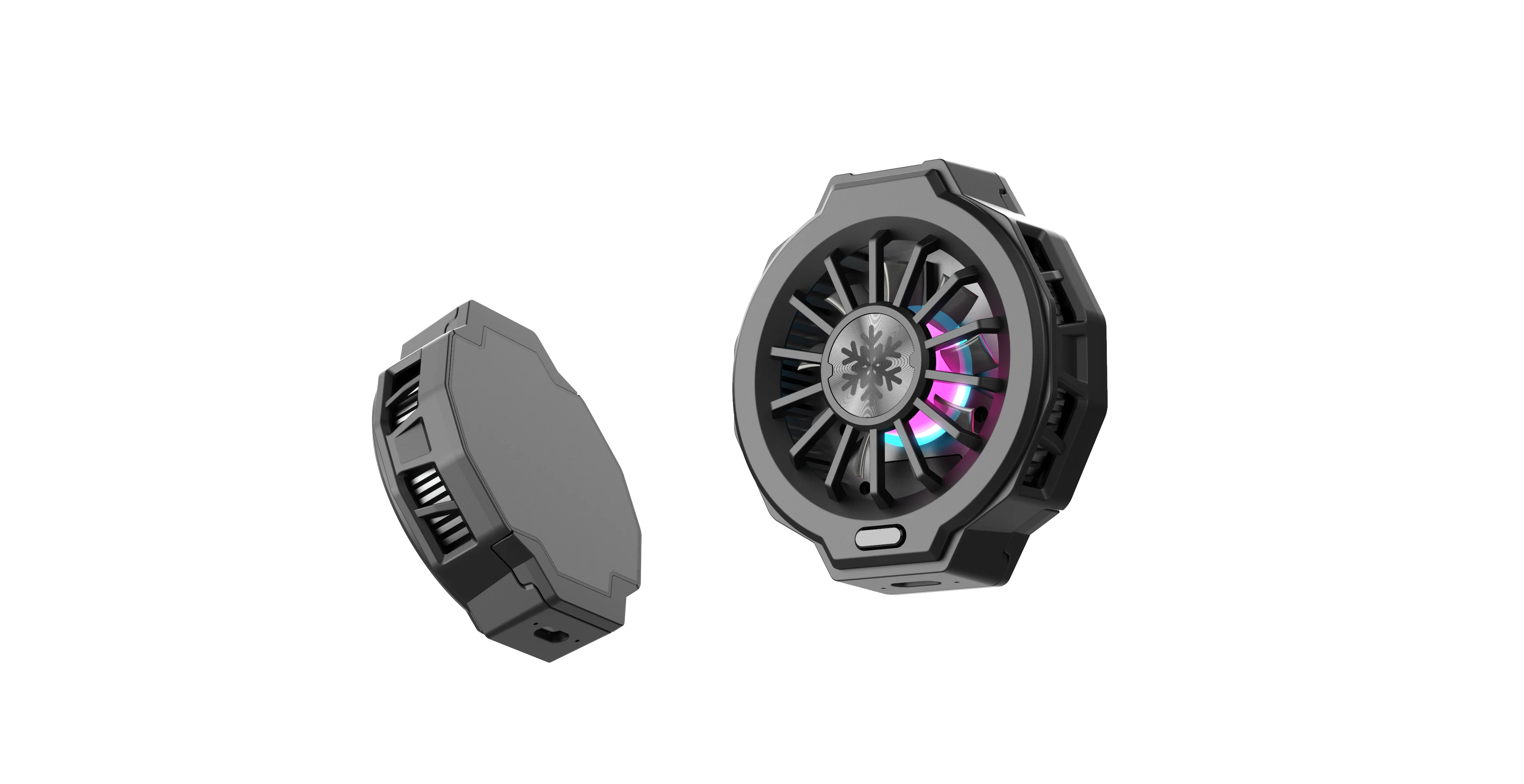 Dual Radiator Smart Phone Cooler Gamer Mobile Phone Fan Cooling Pad Universal Cell Smartphone Cooler with Fan Game Cooling