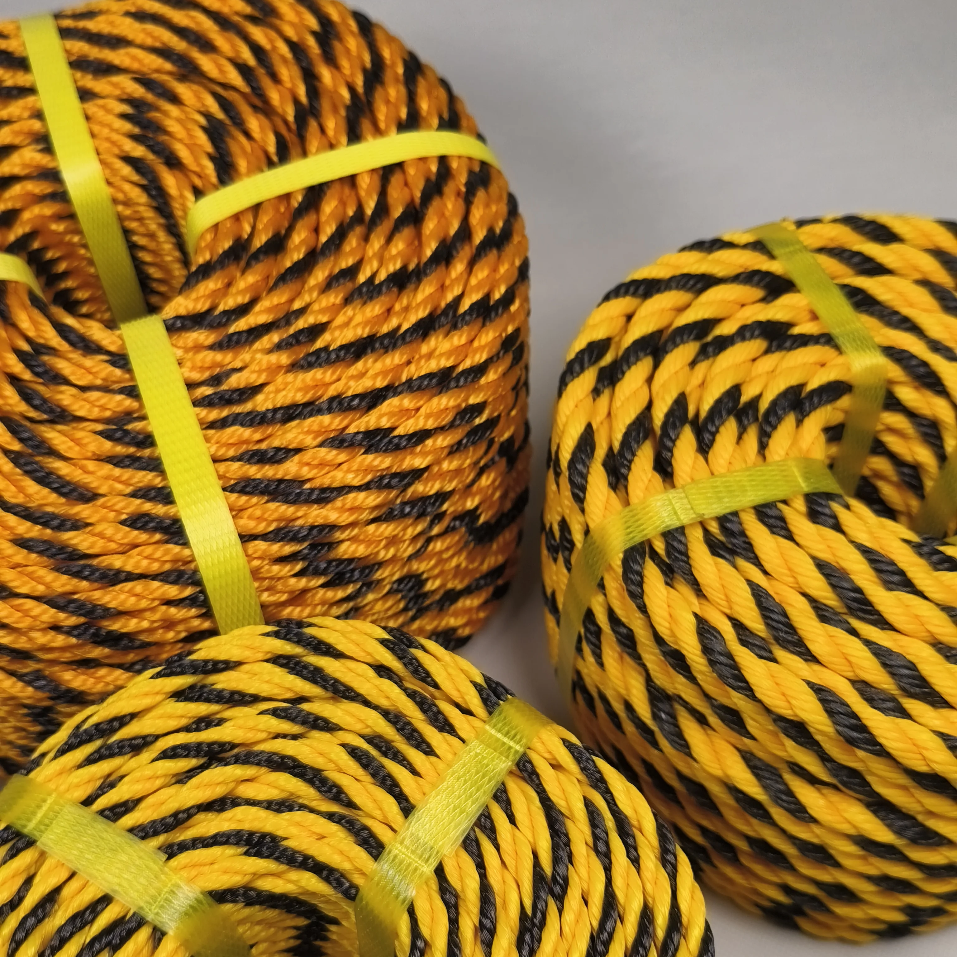 Chimiao Low PriceTwist Rope Type 3 Strand Plastic Ropes /pp /Tiger for Wholesale