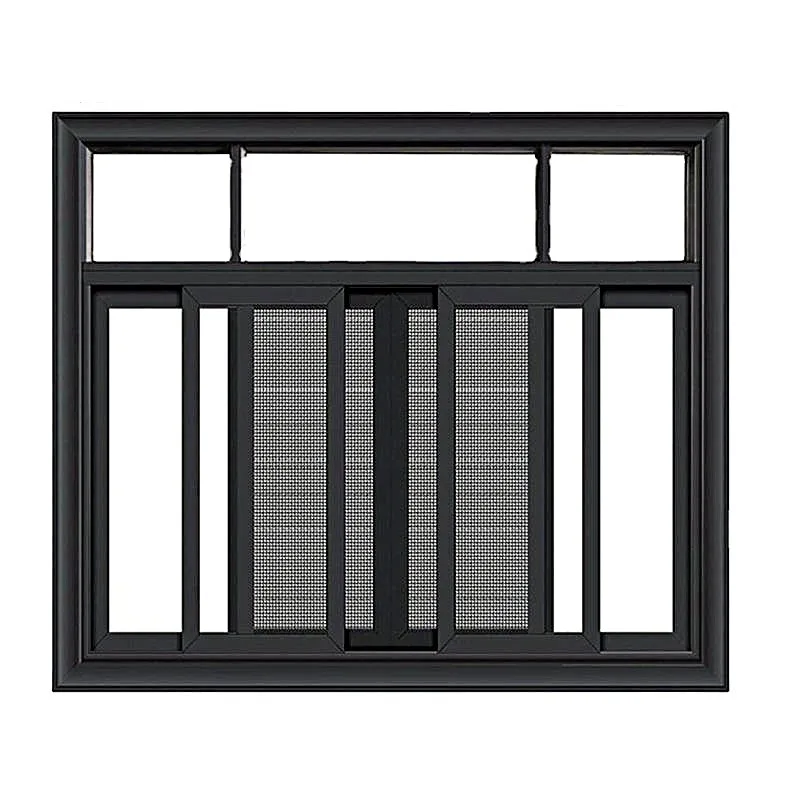 High-quality aluminum sliding windows with screens, anti-mosquitoes, sound and heat insulation, and good performance