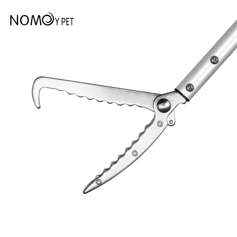 NOMOY PET Extended snake tong Snake Tongs Reptile Grabber Rattle Snake Catcher Wide Jaw Handling Tool with Non-Slip Grip Handle