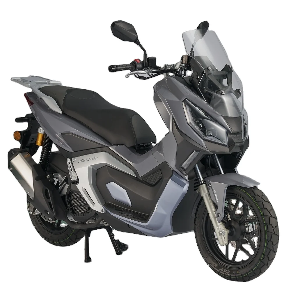 Дешевые газовые скутеры для взрослых 150cc 4 тактный газовый скутер мотоцикл работает эндуро