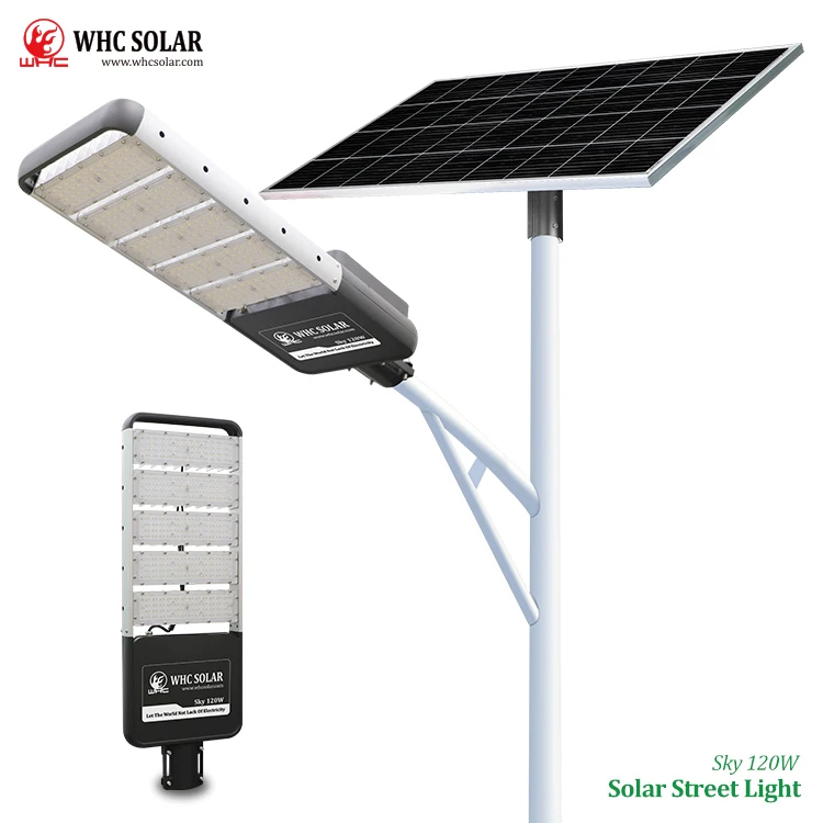 Whc Solar Lights Outdoor LED Solar Lights Remote Control Lamp with Adjustable Solar Panel For Indoor