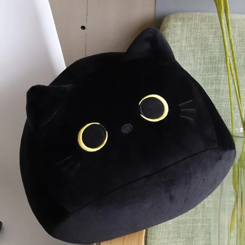 Black Cat About 8Cm  Plush Doll Toys Cute High Quality Gifts for Boys and Girls Stuffed Soft Pillow Animal Toy