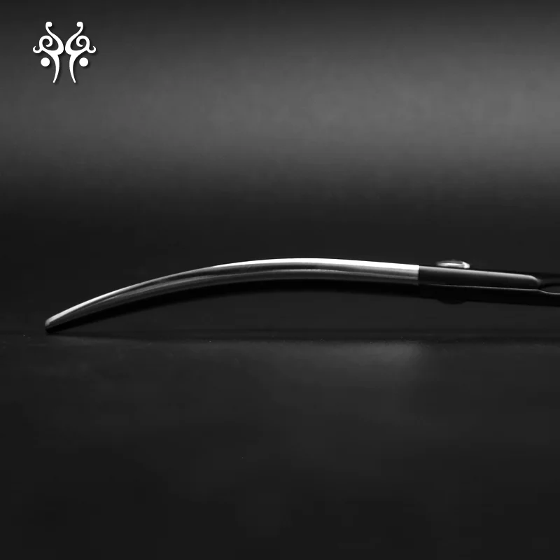 6,5 дюйма C6 - 4T - 65STI 2 Черные ножницы для груминга домашних животных прямые изогнутые тоньше рыбьи кости четыре ножницы в комплекте