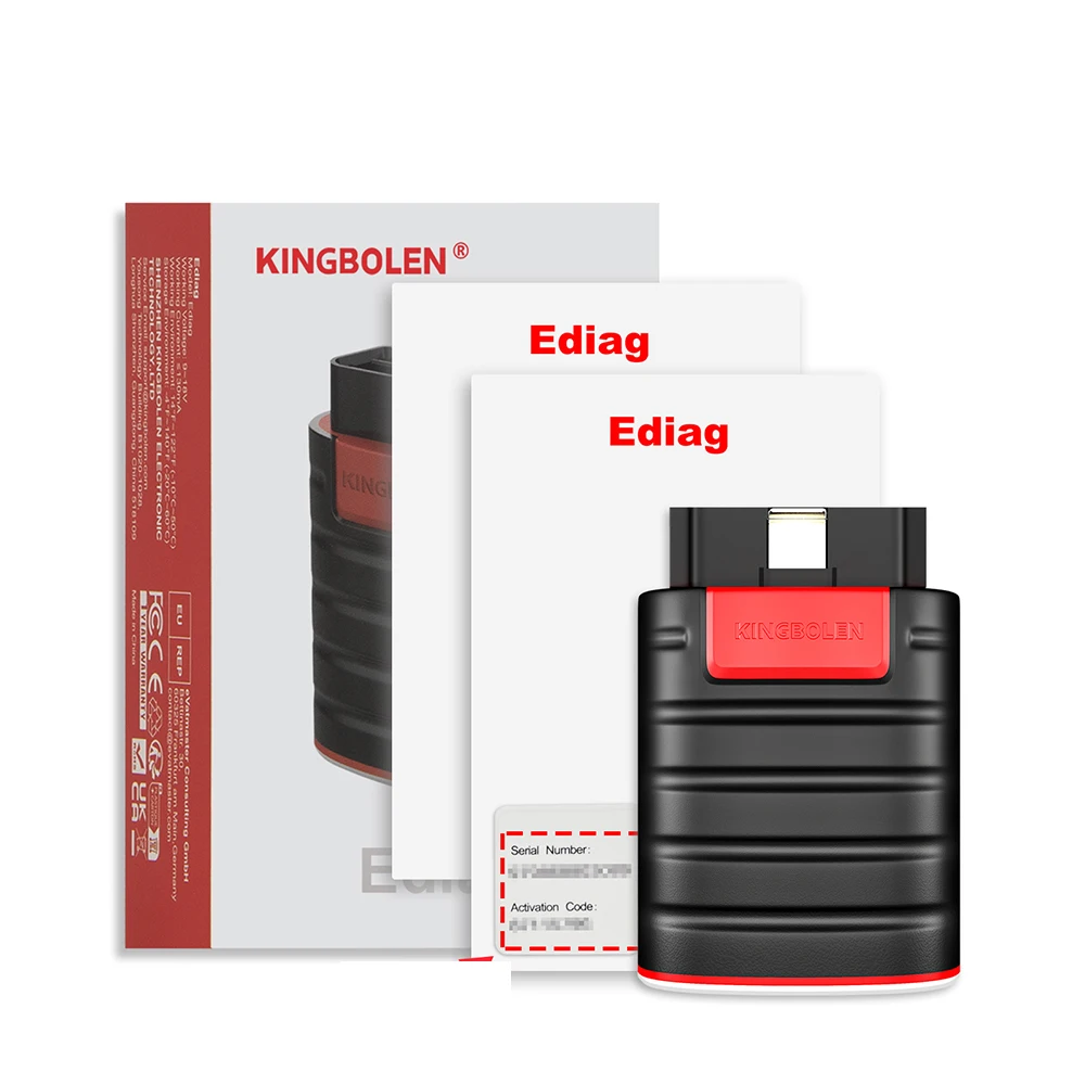 Kingbolen Ediag New Version OBD2 Scanner for 12V Cars All System BI-directional  Vehicle Code Reader same as Thinkdiag