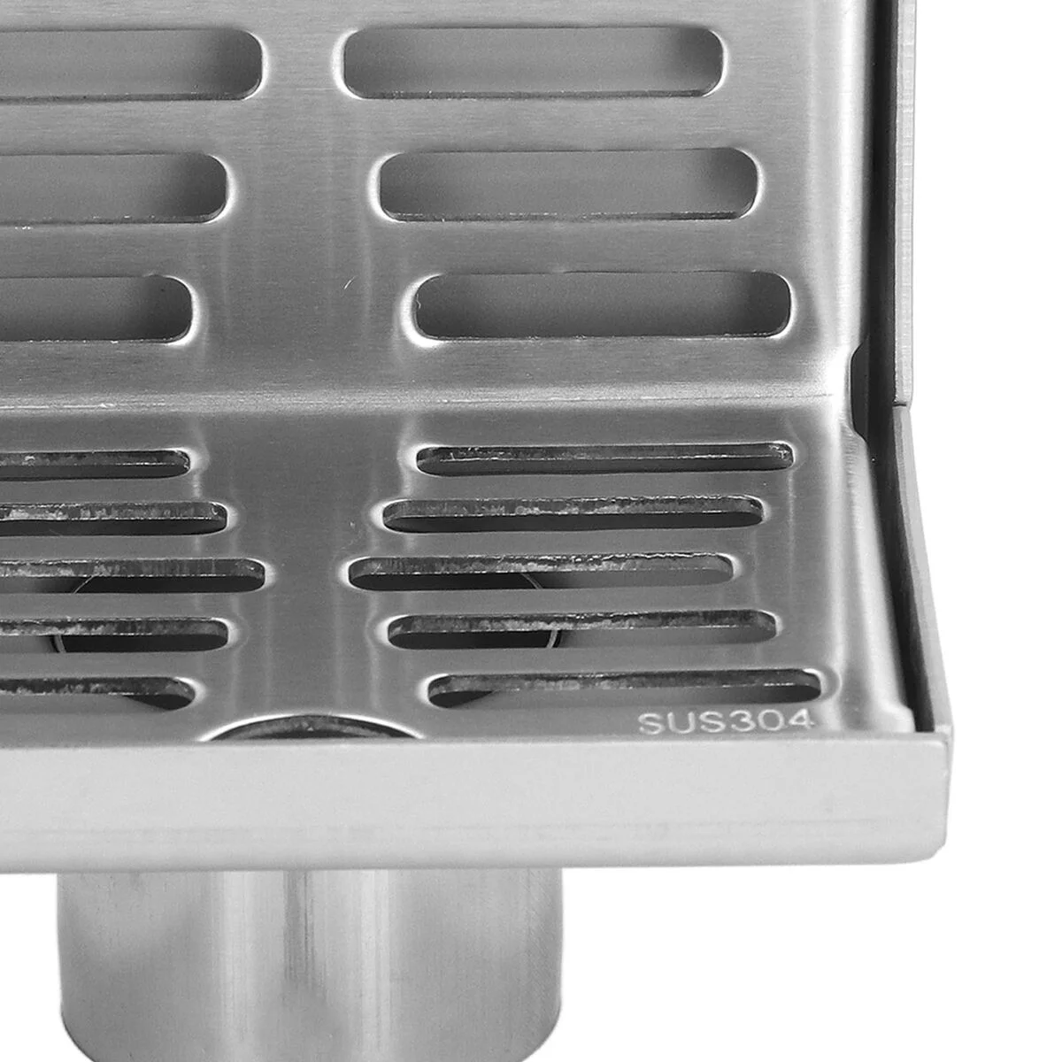 SUS304 Stainless Steel L Shape Side Corner Wall Floor Drain