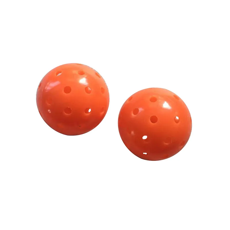 Outdoor Indoor Pickleball Balls Optimized Design Pickleball Balls Flight Trajectory is Stable High Elasticity Orange Ball