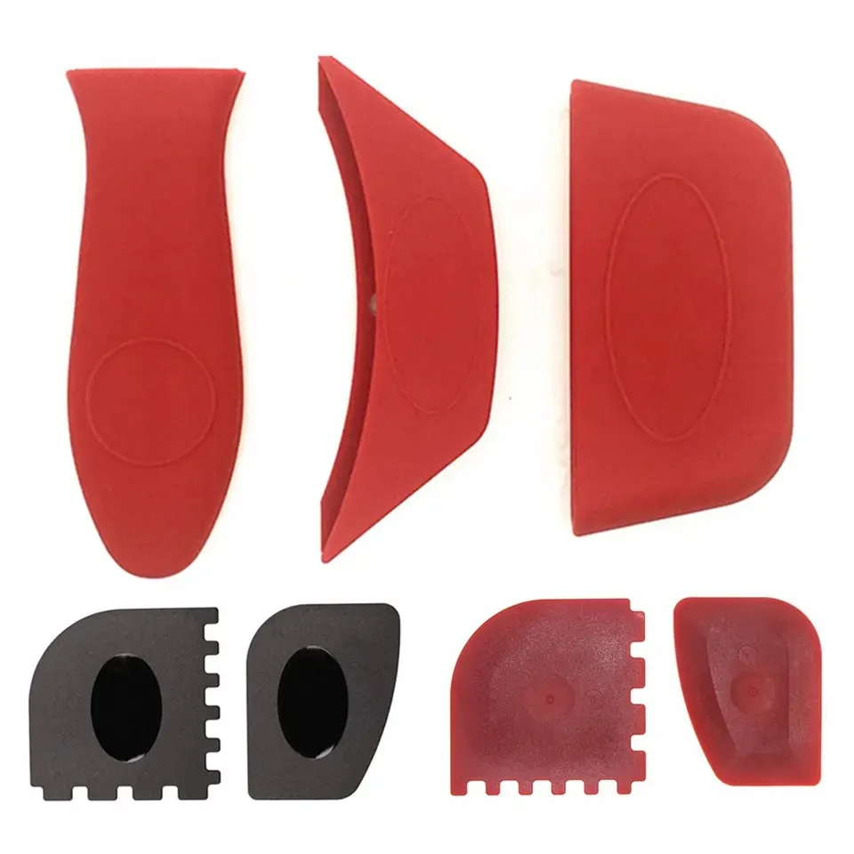 Silicone Hot Handle Holder Non Slip Pot Holders Cover Assist Hot Pan Handle Rubber Heat Resistant Pot Holder