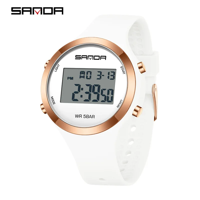 Sanda New Electronic Form Display Multifunctional Male Student Watch Youth Fashion Waterproof Alarm Clock