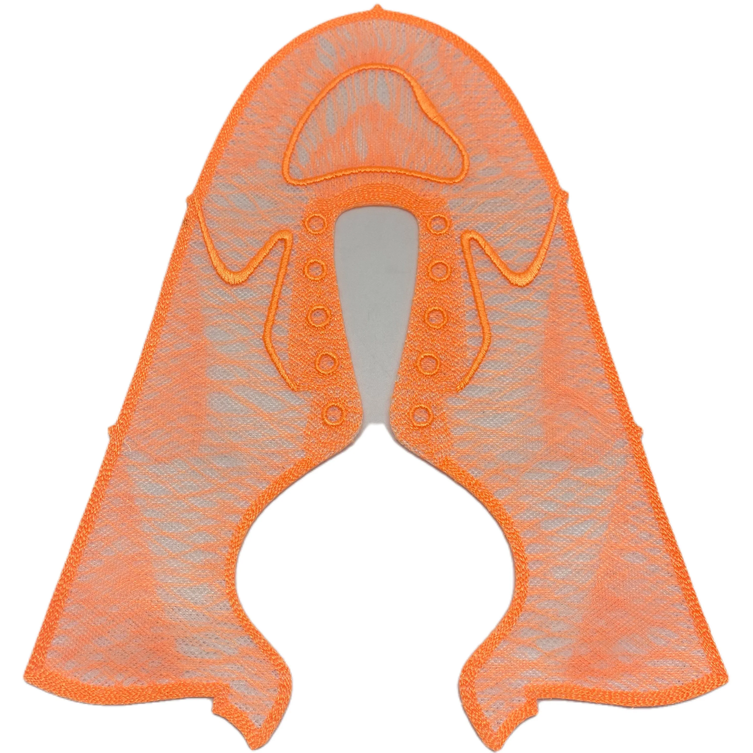 breathable special embroidery casual running sport polyester custom semi finished eco friendly recycld shoes upper