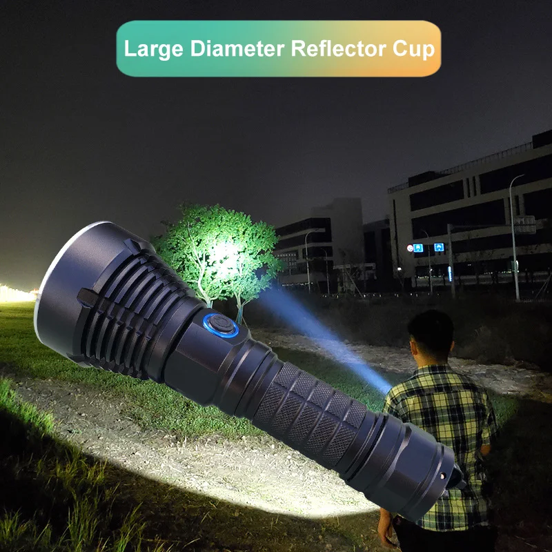 Wholesale Ultra Bright Flashlight Safety Hammer 3600 Lumens Charging Phone Outdoor Torch T40 LED Flash Light Emergency Lighting