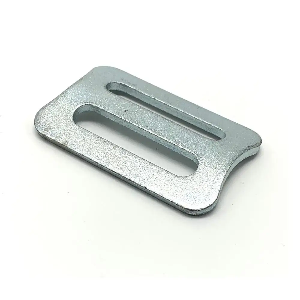 Flat Type High Strength Carbon Steel Adjuster Slide Buckle for 50mm Strap