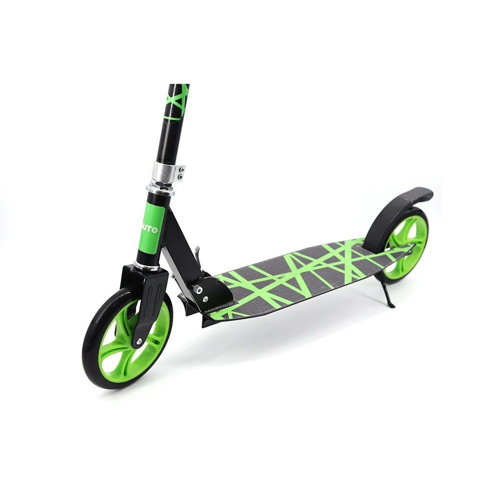 folding wide wheels adult kick scooter with adjust height