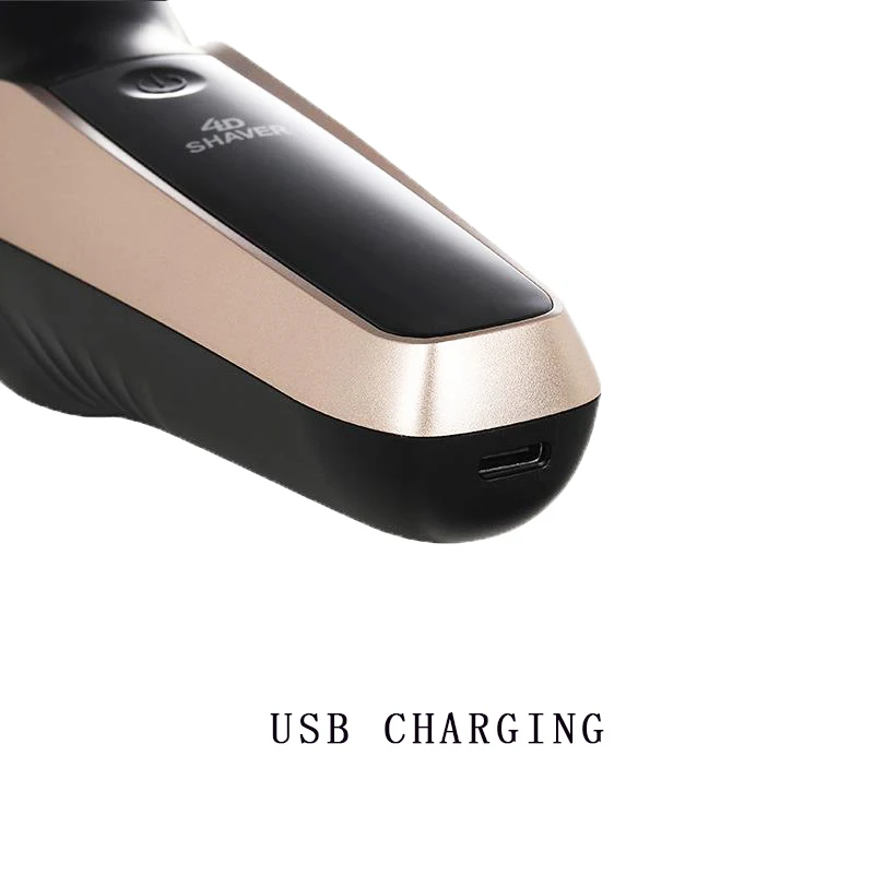 Хит продаж мужская электробритва из нержавеющей стали с зарядкой от USB перезаряжаемые детали распродажа 4D плавающая для