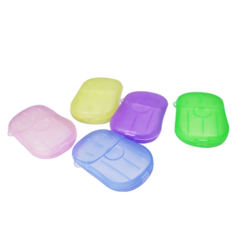 2023 Organic Soap Chips Sheets Fruity Arom Disposable Travel Water Soluble Dissolving Hand Soap Paper