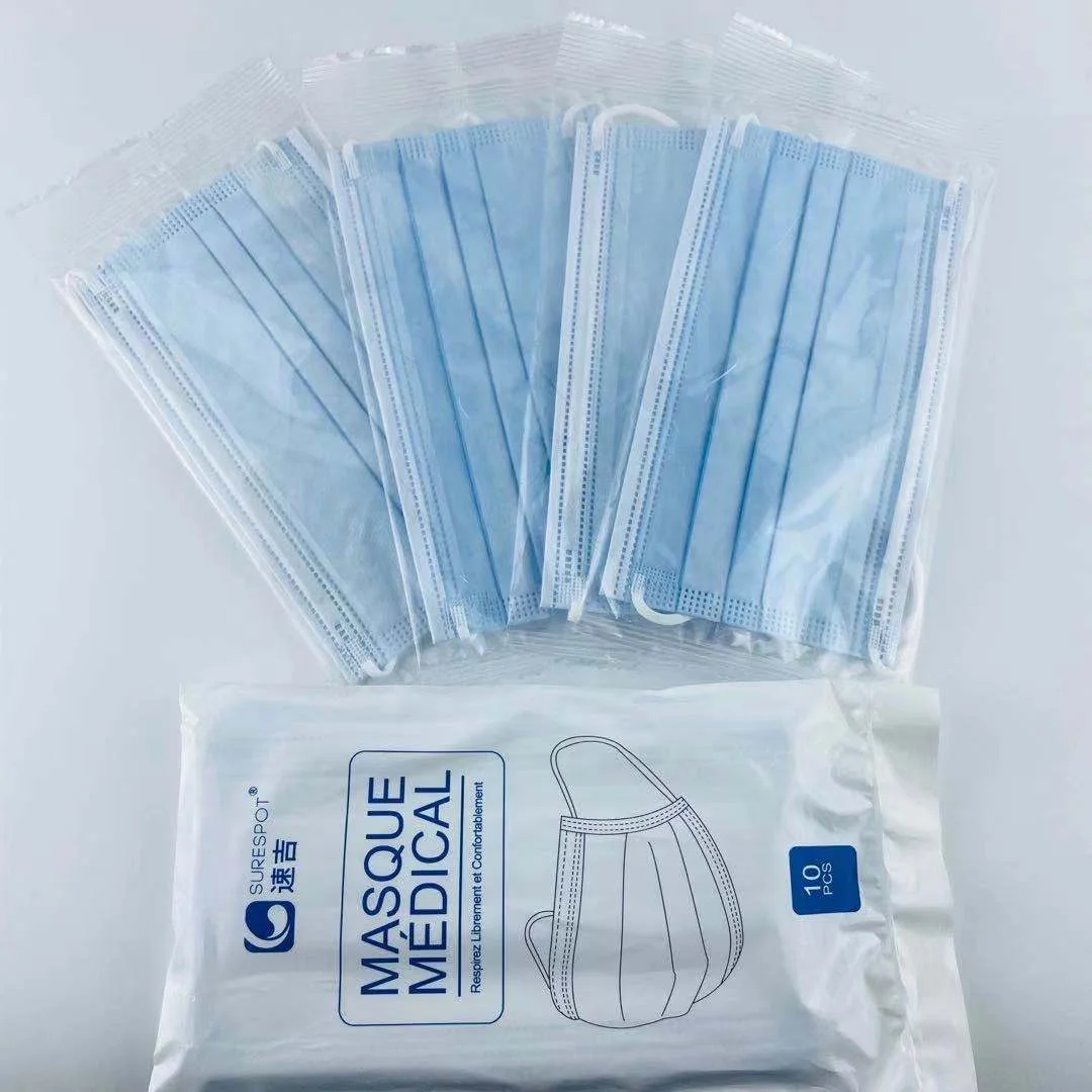Manufacturer Surgical Face Mask 3 Ply with CE EN 14683