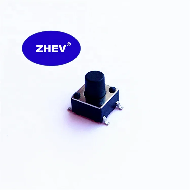 6x6MM Tact 250GF SMD Type Tactile Switch With 4 Pins Reel Packing