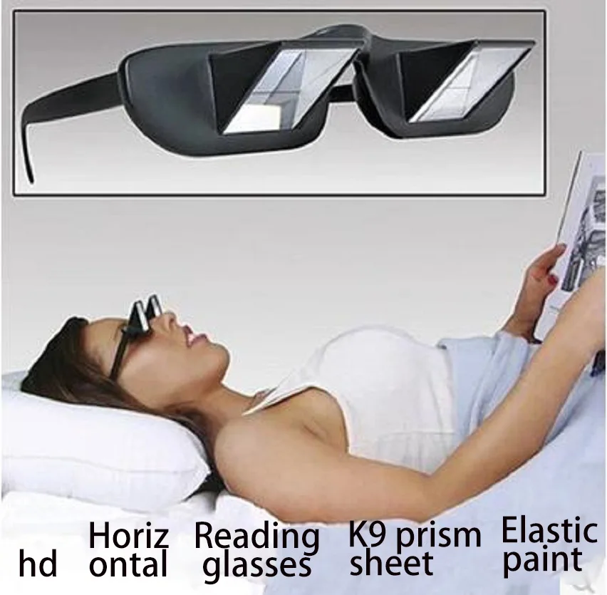 2022 Newest portable elderly horizontal reading glasses for men women fashionable design full frame lazy eyeglasses