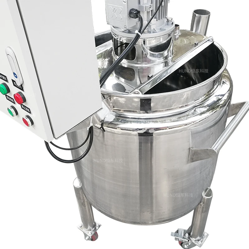 High performance 200l stainless steel tank homogenizer mixing tank for food liquid juice processing