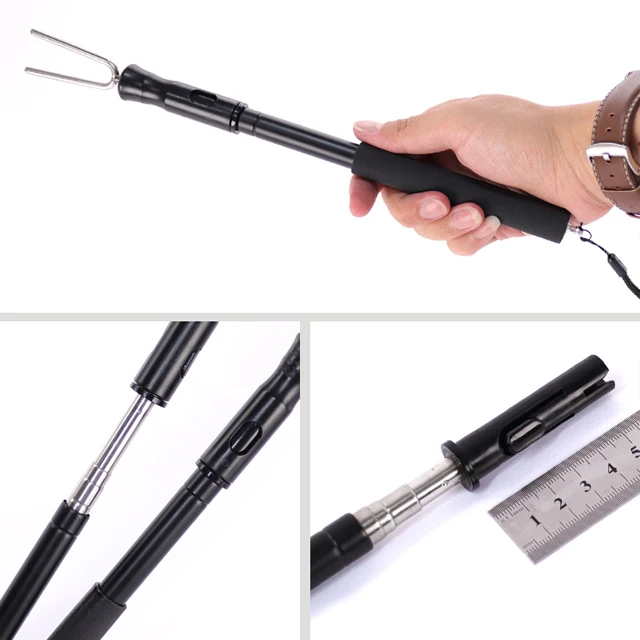 PVC Handle Stainless Quick Coupling Multi-function Telescopic Fork Pole
