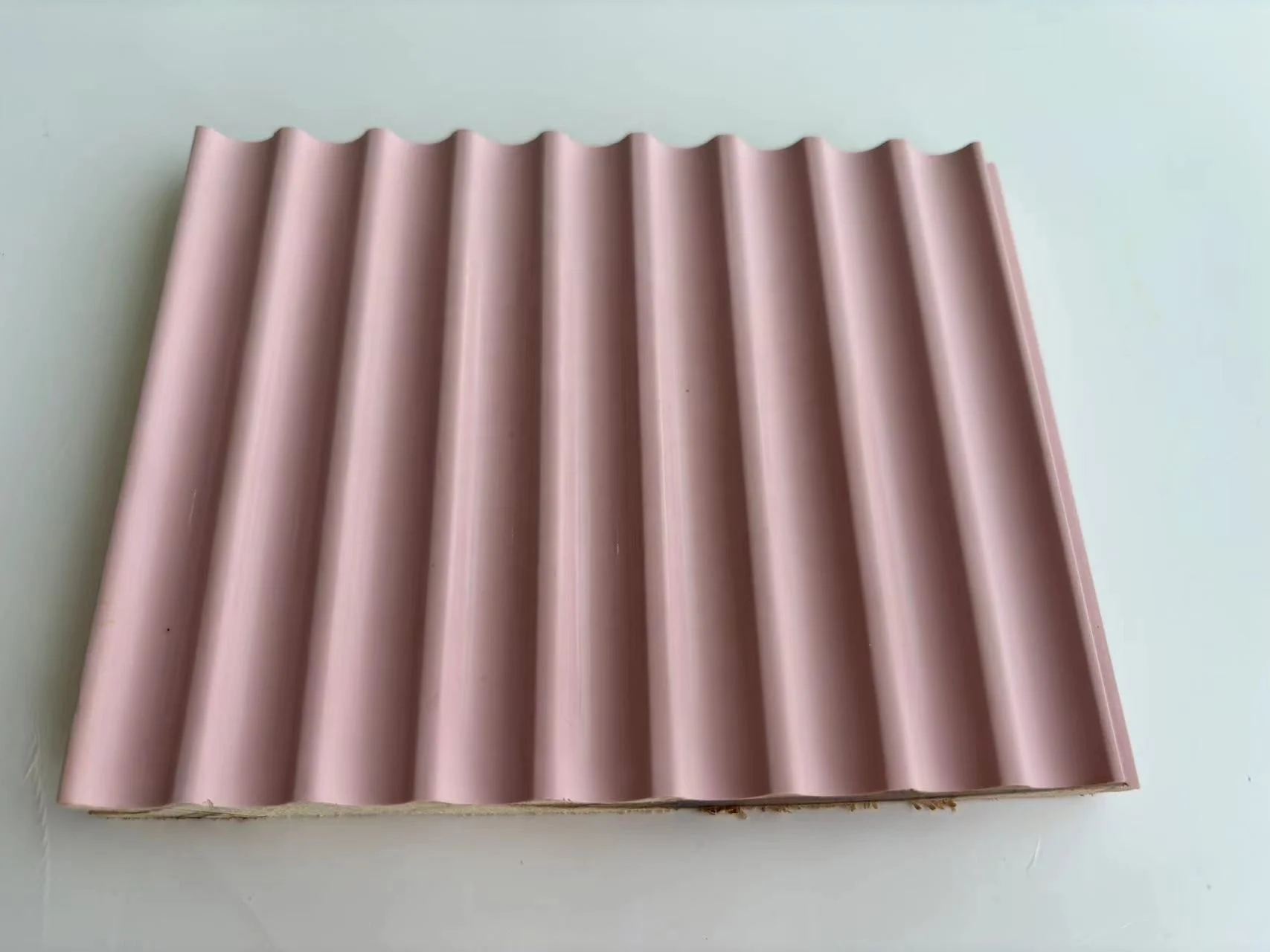 DIY Wood Lowes Interior Wall Paneling Melamine Faced or Paint Color PET Fluted Wall Panel Wood For Hotel Home Decor