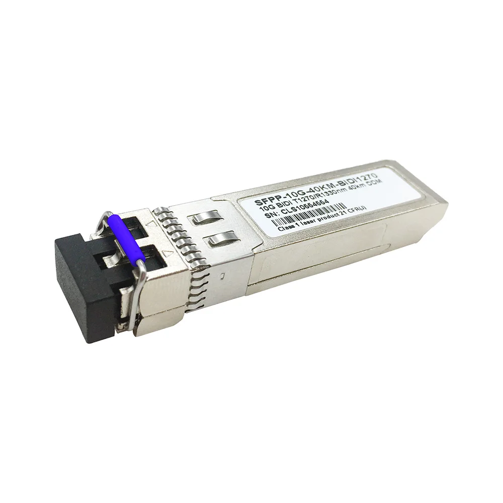 Приёмопередатчик типа SFP 10G   BIDI 1270nm/1330nm 40 км DOM SMF LC волоконно оптический трансивер модуль
