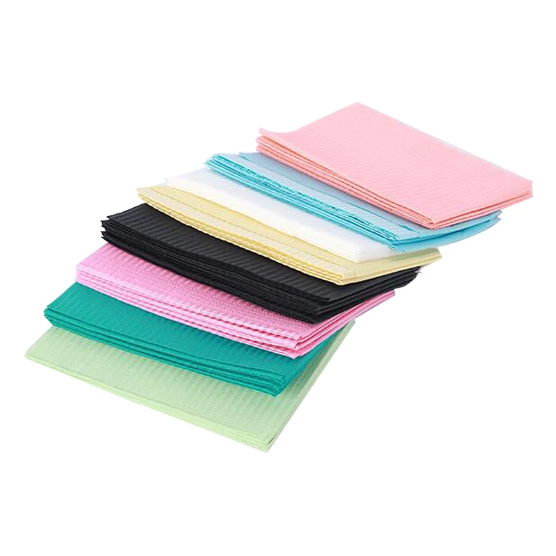 Disposable Patient Towels Clinic Disposable Paper Scarf Surgery Dental bibs Disposable Towel