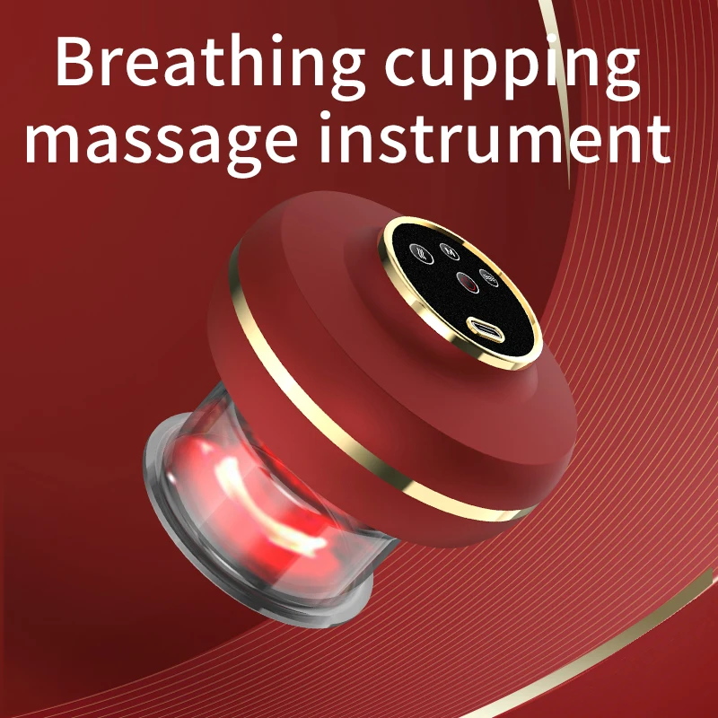 All New Smart Cupping Therapy Massager with Red Light Therapy Cupping Set One-Click Pressure Relief Electric Cupping Therapy