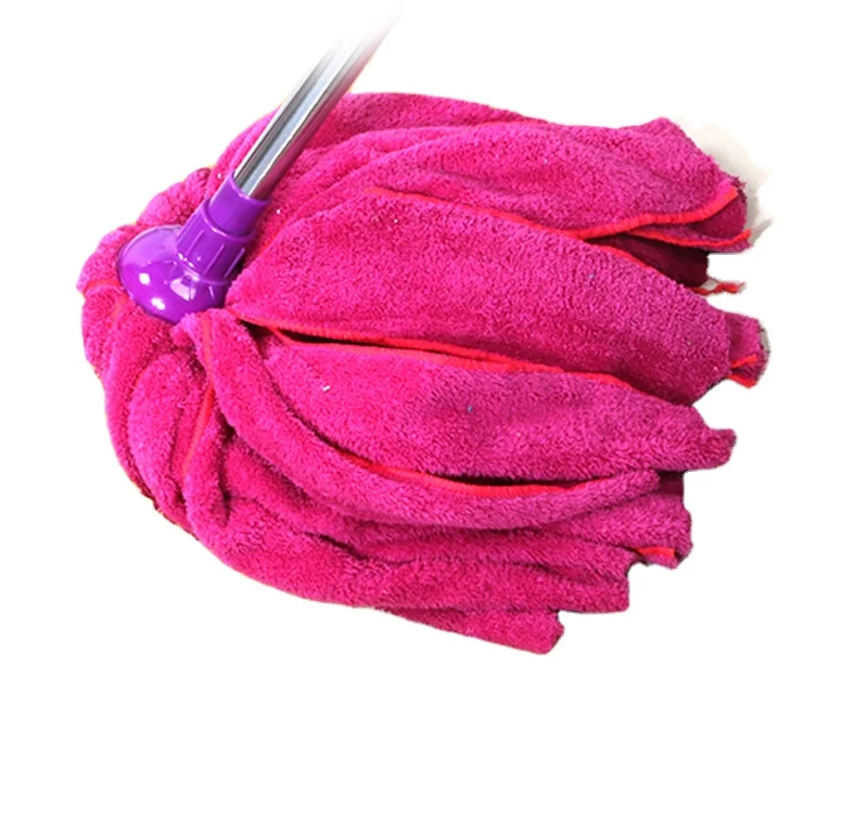 Дешевая круглая Замена моющаяся микрофибра Швабра для мытья полов голова