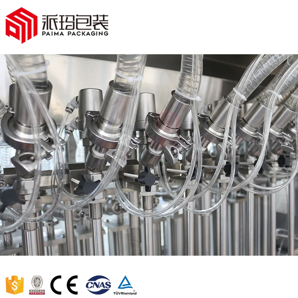 Bottled Automatic Sunflower Oil Filling Plant / Oil Bottling Machine
