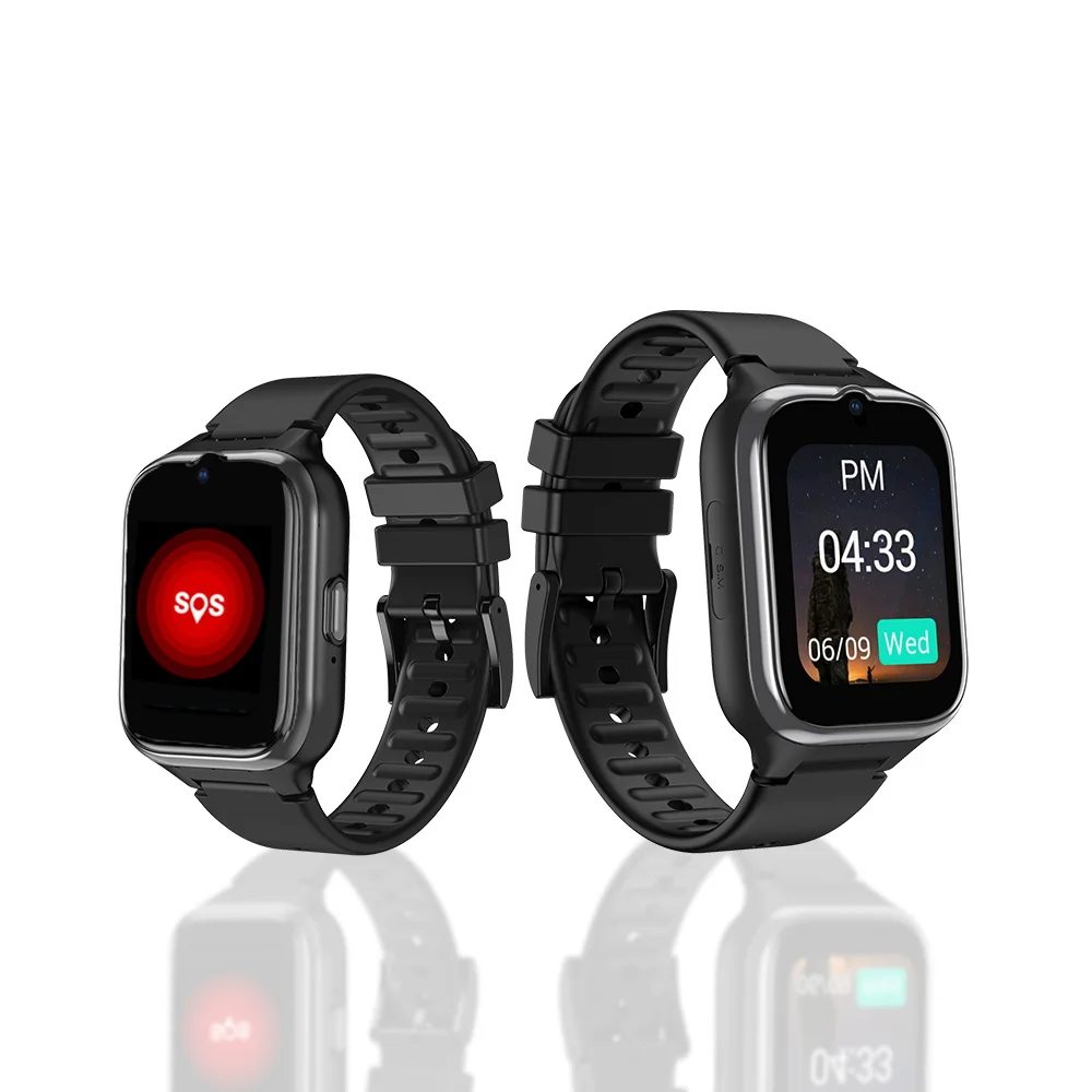 2025 VS16W Electric Fence Fall Alert SOS live GPS Position Bracelet Sim Card Smartwatch 4G Voice Calling Elderly Smart Watch