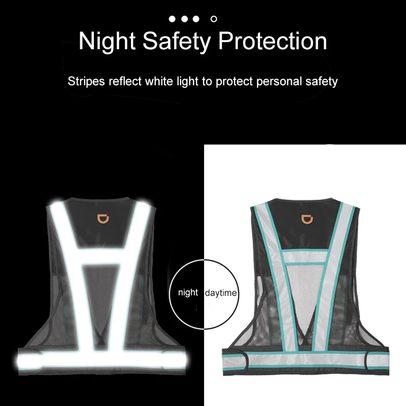 Защитный светоотражающий жилет для женщин высококачественный с полосками высокой видимости строительства