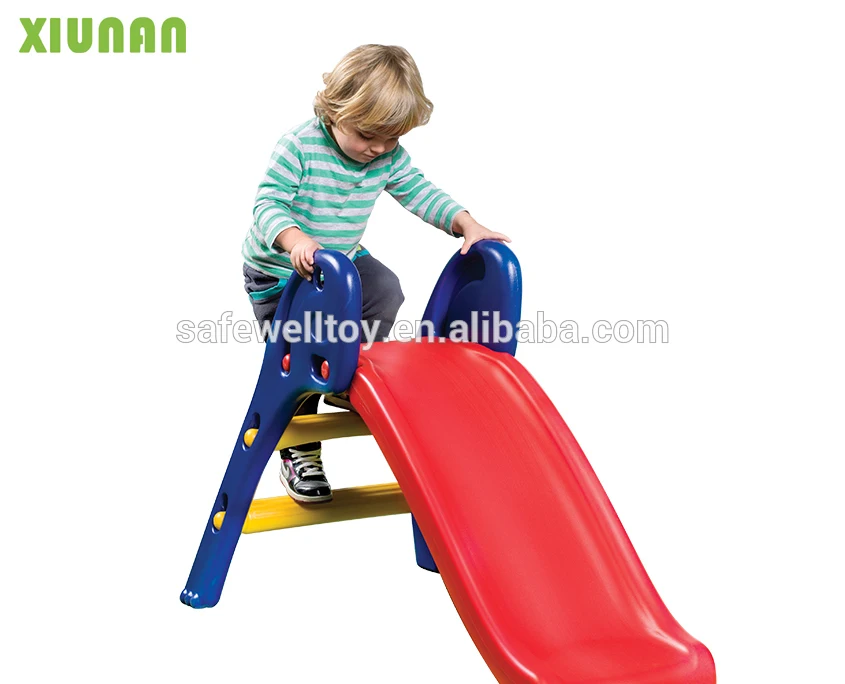 XIUNAN XSL001 CE proved kids plastic foldable slide indoor playground equipment children plastic slide kids indoor slide