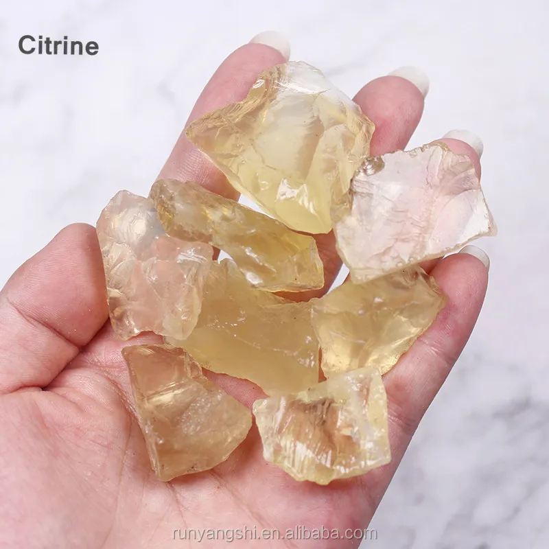 wholesale natural stones citrine feng shui healing crystals healing stones clear rose quartz spiritual raw crystals