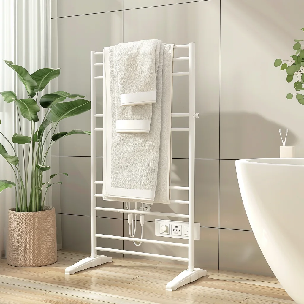 Hot Towel Heater Radiator Towel Warmer Spa Electric Rack Rail Round Tube Bath Towel Warmer For Bathroom