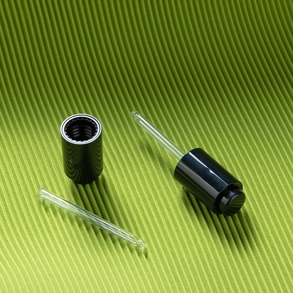 Rubber Dropper Cap With Pipette For Essential Oil Bottle 20/410