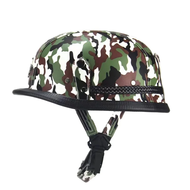 
Motorcycle helmet German Style Open Face Half Helmet For Outdoor Sports 