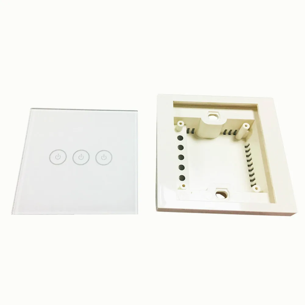 Smart Home Remote Control Lamp Panel Switch housing and WIFI Touch Switch plastic box
