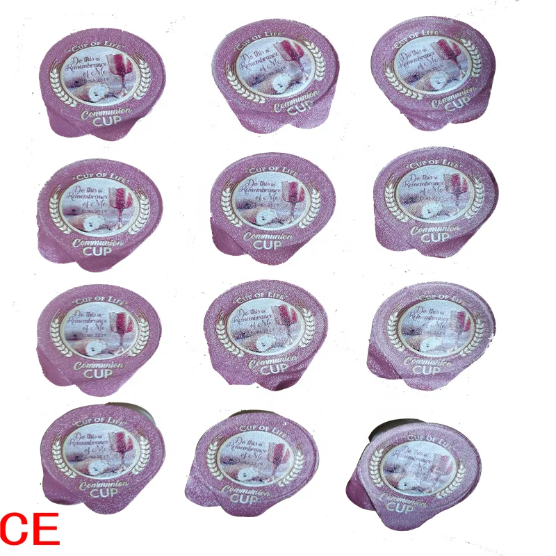 BG60-4 автоматическая машина для наполнения святых двойных фольг причастия сока печенья чашки