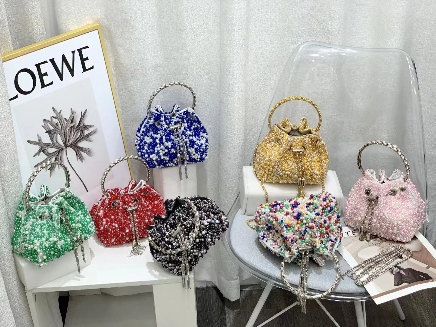 Upgrade Rhinestone Evening Bag Bling Purse Sparkly Diamond Silver Clutch Purses for Women Party Club Wedding Prom