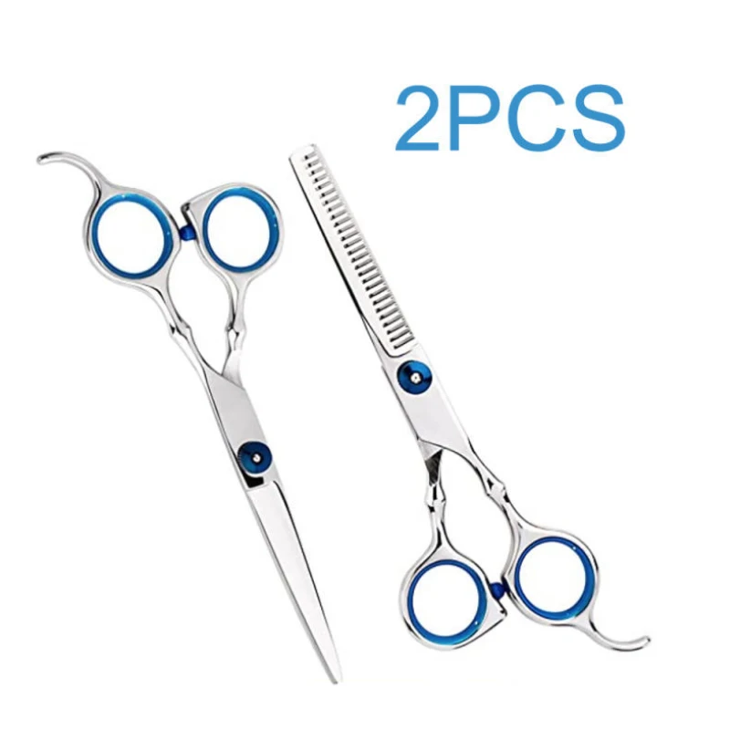 12/7/2 Pcs Professional Hairdressing Scissors Kit Hair Cutting Scissors Hair Scissors Tail Hair Cutter Comb