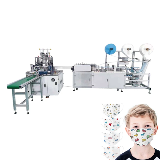 Face Masks Machine Fully Automatic High Speed Good Quality Disposable MAX 200pcs/min 10 Ready to Ship GLC Flat Non-woven Fabrics