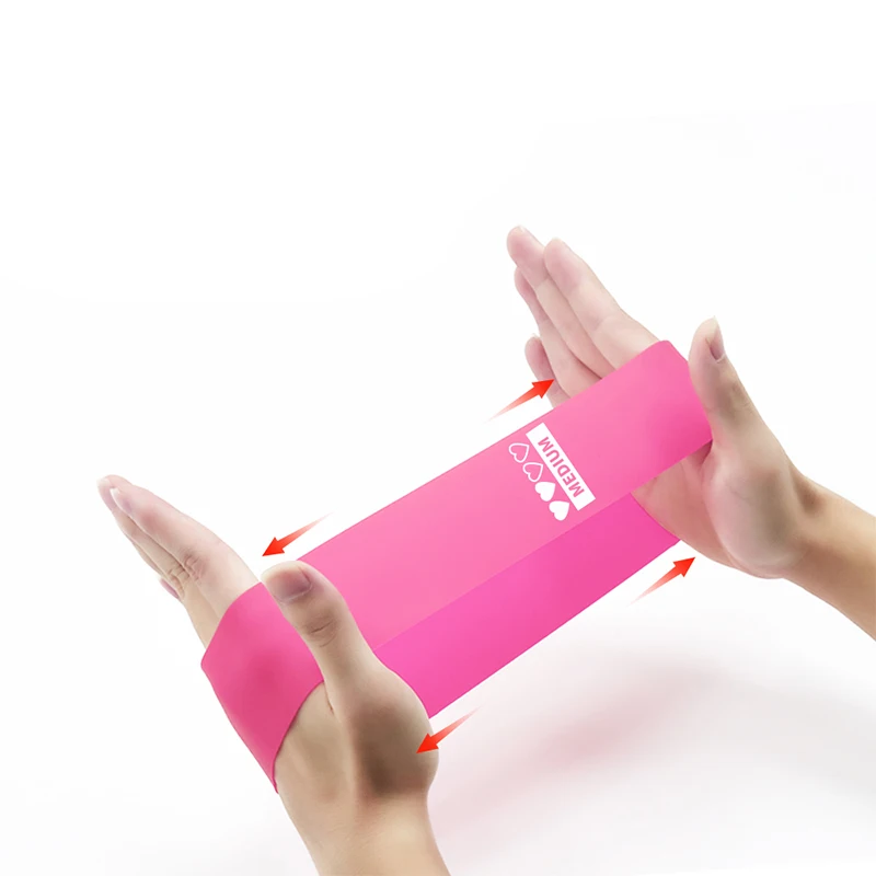 Latex Fitness Booty Exercise Rubber Loop Band Hip Circle Thigh Master Resistance Bands Elastic Workout Band