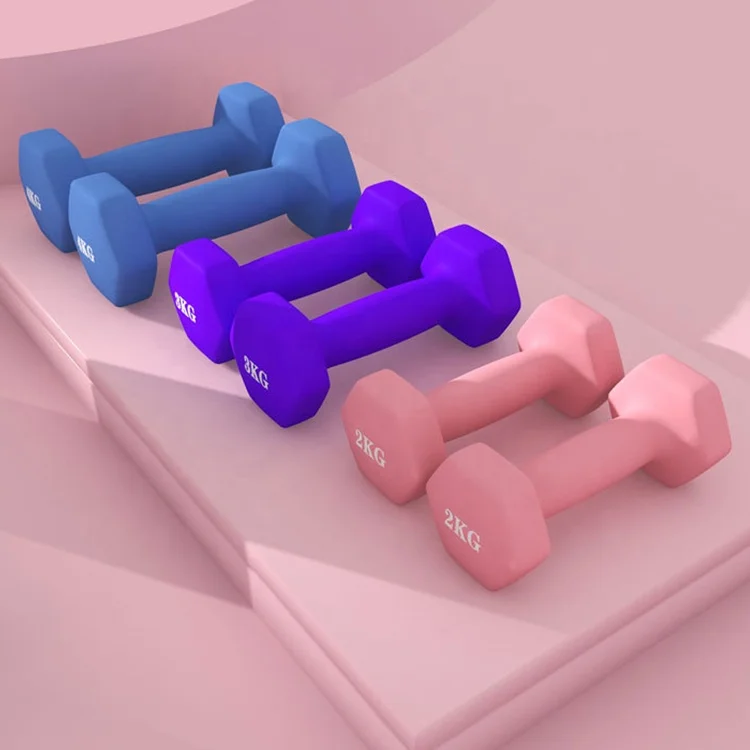 China Factory wholesale cast iron neoprene dumbbell with different specifications with competitive price