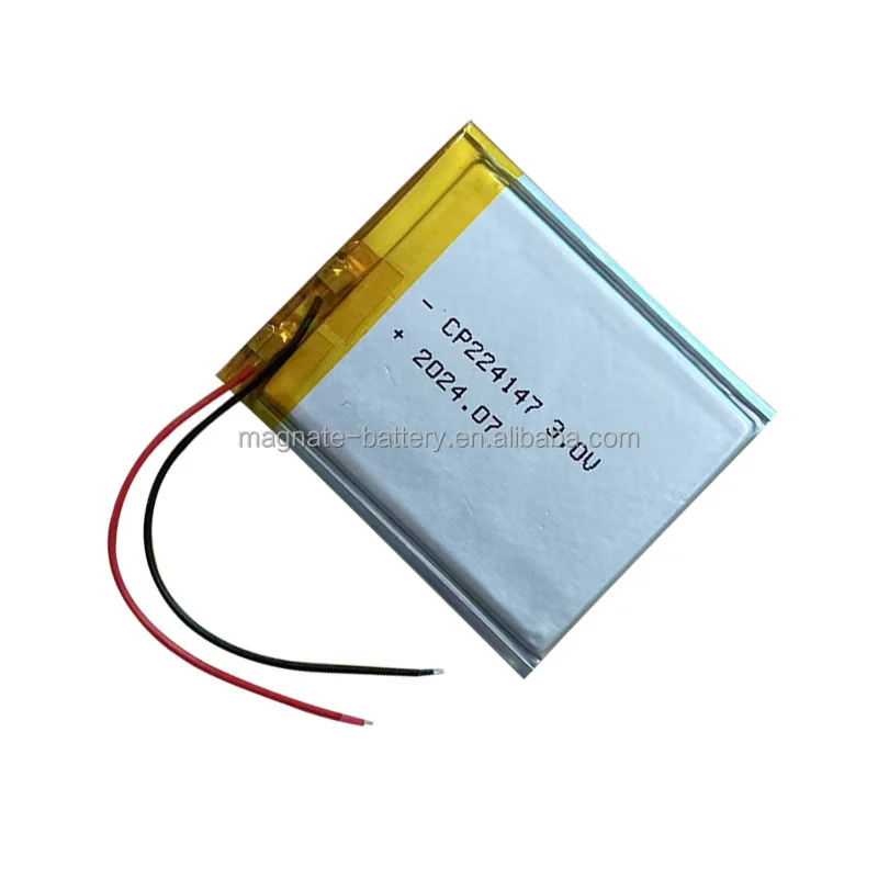 Ultra-Thin 3V 850mAh LiMnO2 Pouch Cell Non-Rechargeable Primary Battery Model CP224248 CP224147 850mah