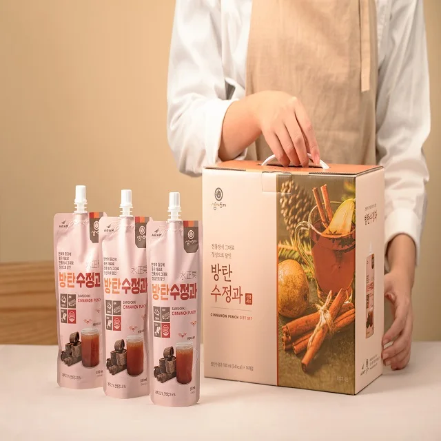 Korea HOT Brand Korean original cinnamon beverage Bangtan Sujeonggwa pouch type beverage food good price