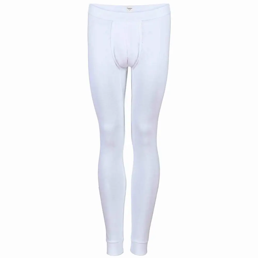 Solid color breathable comfortable organic cotton long underwear men set