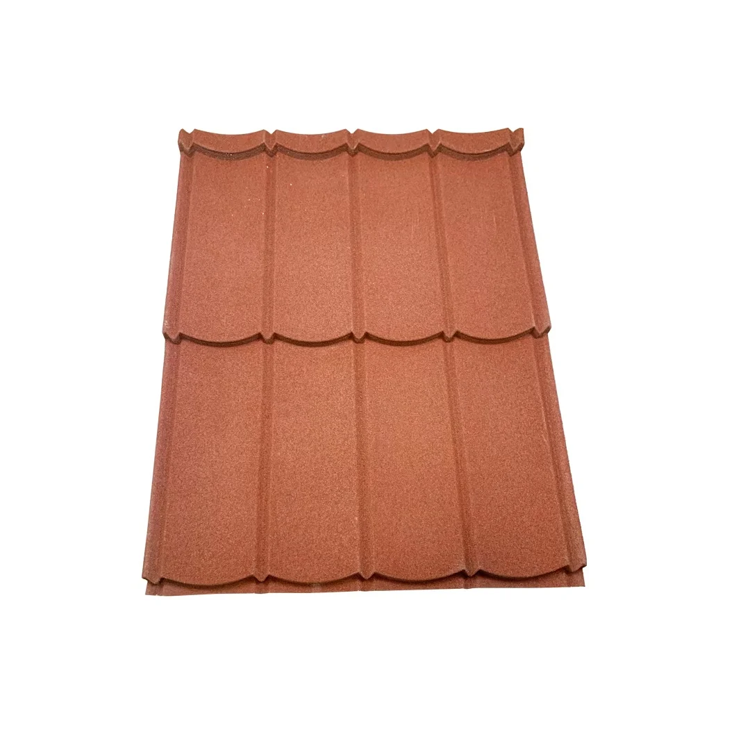 Manufacturer construction color coated Stone metal Roofing tile GI galvanized steel roof tile